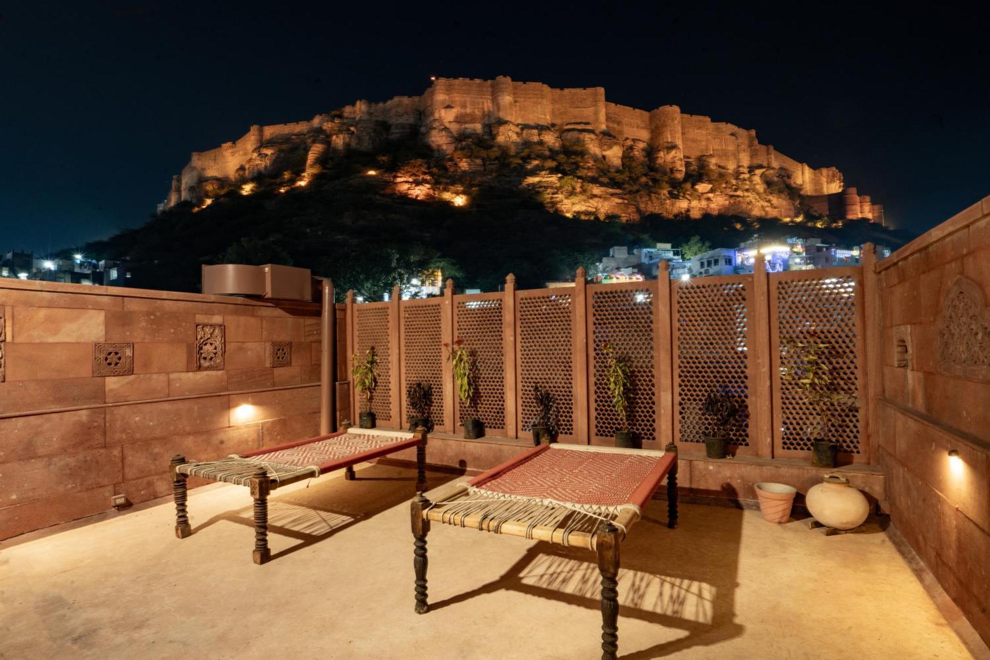 Aakash Heritage Haveli Jodhpur  Buitenkant foto